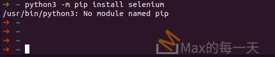 ubuntu no module named pip
