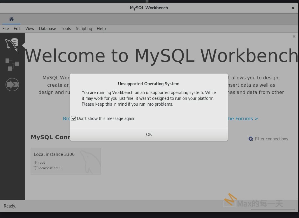 install MySQL Workbench on Rocky Linux – Max的程式語言筆記