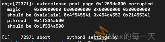 python macos arm tkinter messagebox autorelease pool page error