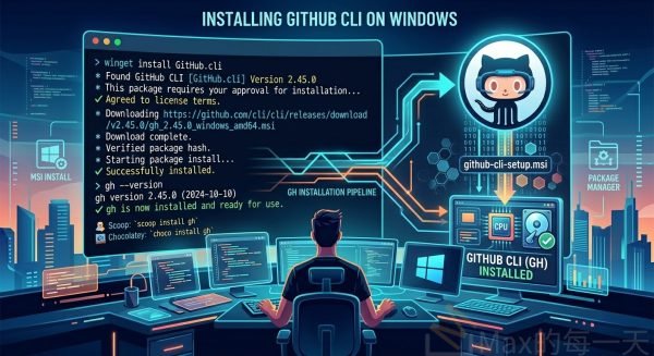 安裝 github gh – Max的程式語言筆記