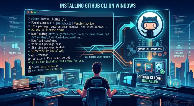 安裝 github gh – Max的程式語言筆記